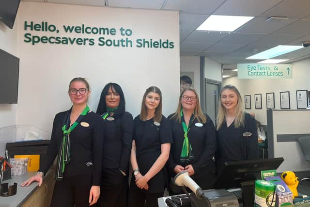 New staff at Specsavers South Shields