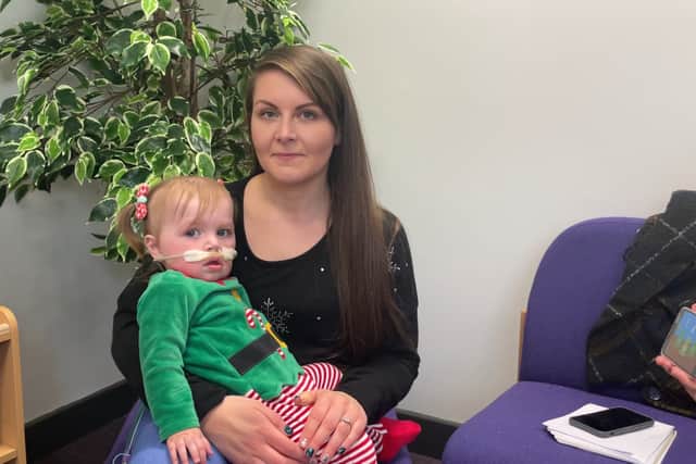 Claire Reay with her daughter Maisie, who attends the NICU Stars playgroup.