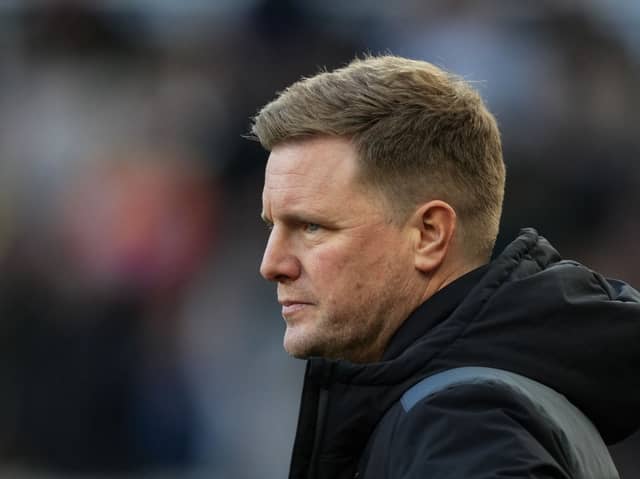 Newcastle United head coach Eddie Howe. 