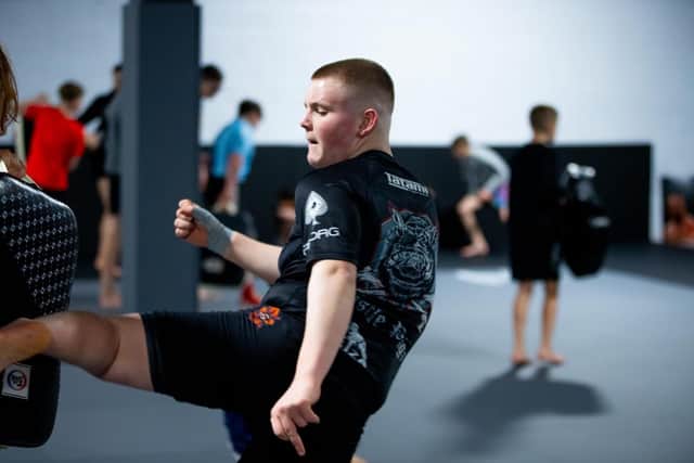 SBG South Shields has its own MMA room at the gym, which is run  by Former Cage Warriors World Champion Alex Enlund. Photo: Darren Wardle.