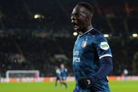 Newcastle United winger Yankuba Minteh spent the 2023-24 season on loan at Feyenoord (Photo by ANDY BUCHANAN/AFP via Getty Images)