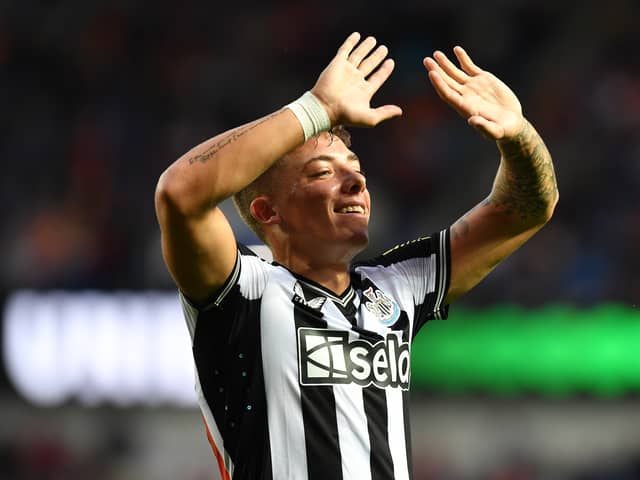 Harrison Ashby at Newcastle United.