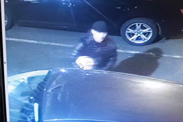 Officers are appealing for help in locating the man following a car theft in Hebburn.