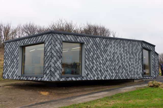 The building was made with eco-friendly materials