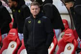 Eddie Howe at the Stadium of Light.
