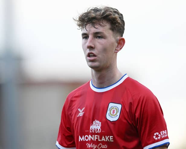 Joe White returned from his loan spell at Crewe Alexandra in January. 