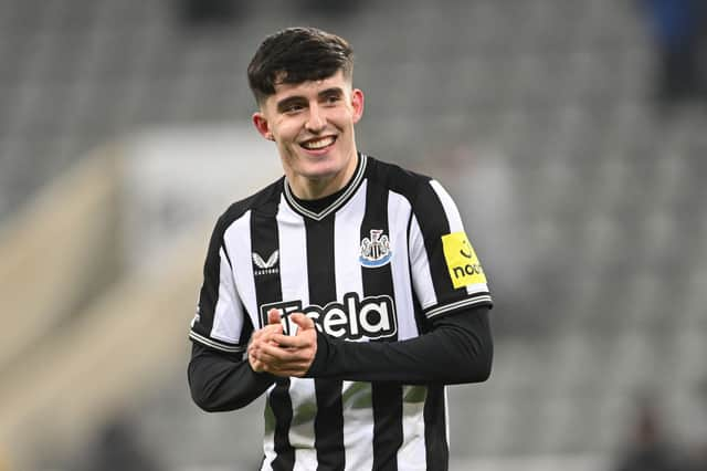 Tino Livramento came off the bench for Newcastle United. 