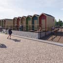 A CGI image of how new beach huts could look in South Shields. Photo: South Tyneside Council/Ryder Architecture Limited