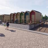 A CGI image of how new beach huts could look in South Shields. Photo: South Tyneside Council/Ryder Architecture Limited