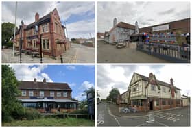 These are some of the pubs the GMB union claims to be at risk. 
