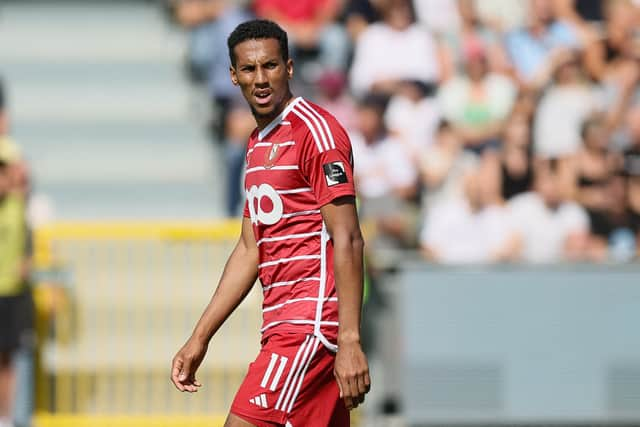 Isaac Hayden in action for Standard Liege. 