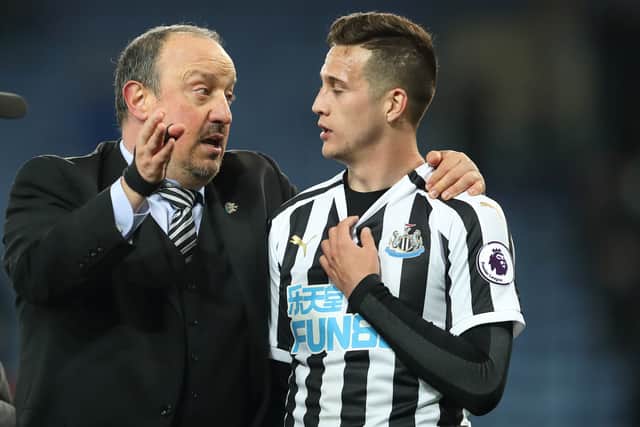 Javier Manquillo will work with Rafael Benitez once again. 