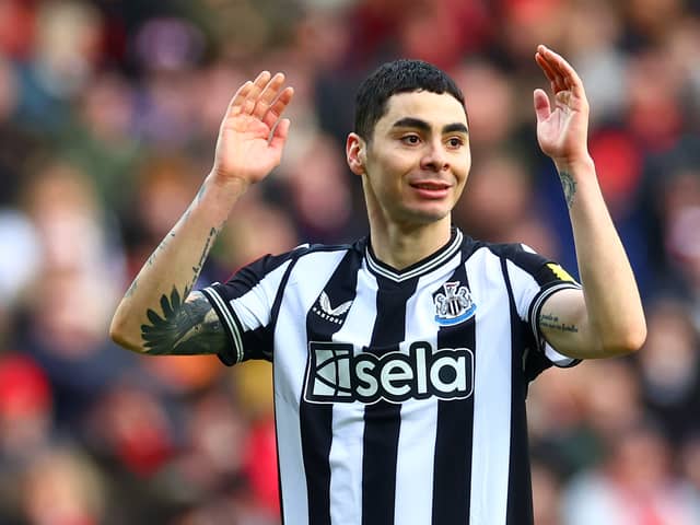 Newcastle United winger Miguel Almiron. 