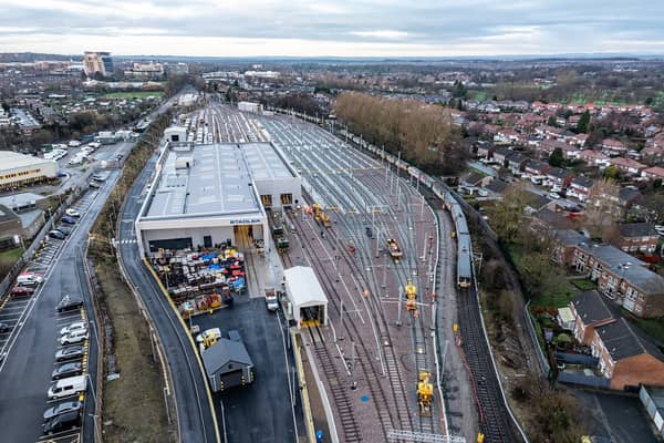 The new Metro depot in Gosforth. 