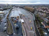 The new Metro depot in Gosforth. 