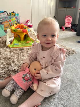Layla with her dolly