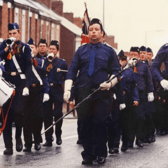 Members of the Boys Brigade on their annual battalion march in May 1996. Can you spot someone you know? 