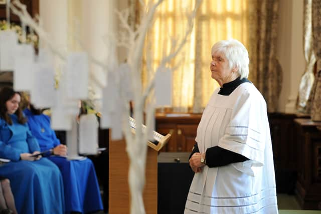 The Holocaust Memorial Day Service was led by Lay Pastoral Minister Jacki Dunn. Photo: South Tyneside Council.