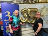 Graeme and Joan Brett, the owners of Westoe Travel.