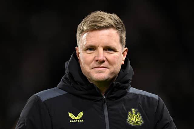 Eddie Howe, Newcastle United manager. 