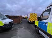 Two men have been arrested after officers executed a warrant in West Boldon on Wednesday, January 31. Photo: Northumbria Police.