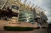 St James' Park, home of Newcastle United. The Magpies are set to confirm the signing of Alfie Harrison. 