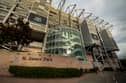 St James' Park, home of Newcastle United