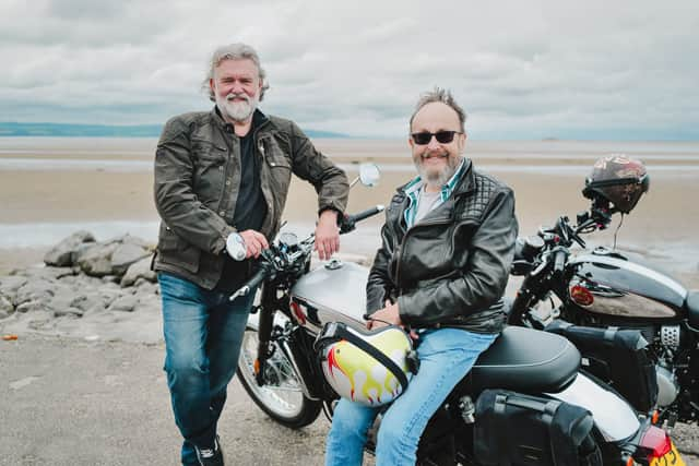 Dave Myers (right) has sadly passed away, aged 66. Photo: BBC/South Shore Productions/Jon Boast.