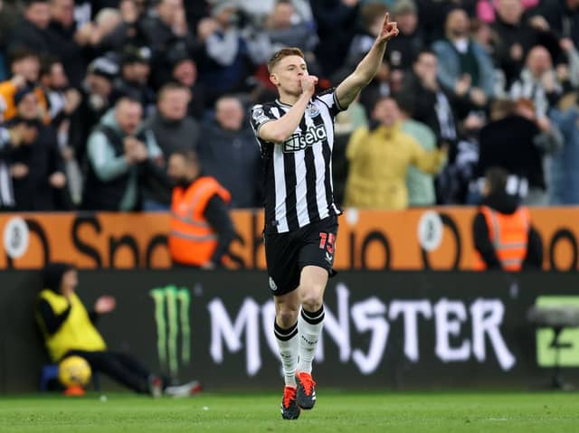 Harvey Barnes scored his second Newcastle United goal at the weekend as he struck past Thomas Kaminski to bring his side level at St James' Park.