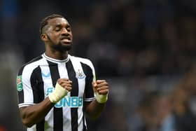 Former Newcastle United star Allan Saint-Maximin. (Photo by Stu Forster/Getty Images)