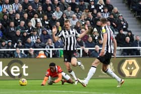 Newcastle United conceded a penalty against Luton Town following a VAR check. 