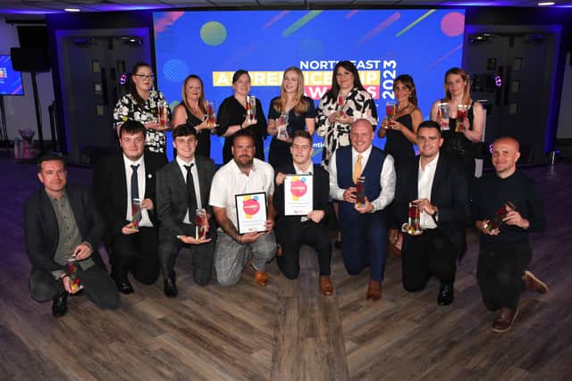 Awards winners from last year's event.