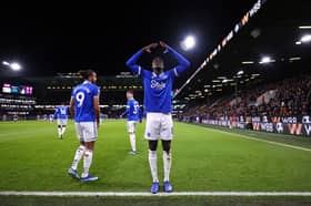 Everton midfielder Amadou Onana 