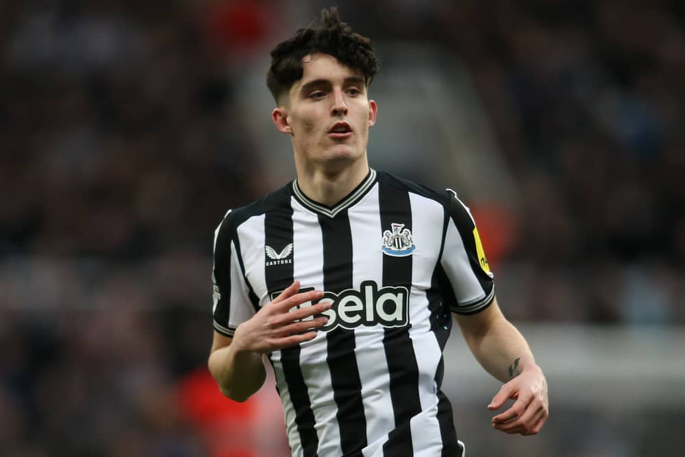 Newcastle United right-back Tino Livramento. 
