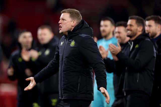 Newcastle United head coach Eddie Howe. The Magpies face his former side Bournemouth at St James' Park on Saturday afternoon.