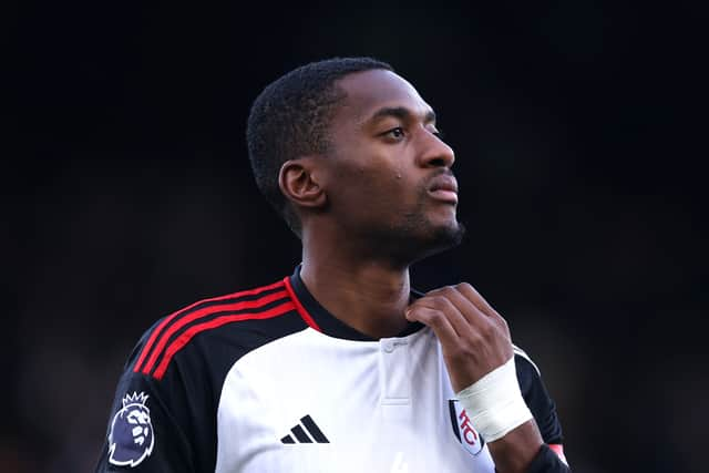 Tosin Adarabioyo in action for Fulham. 