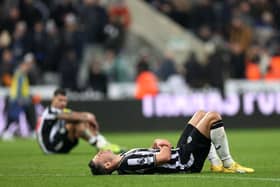 Fabian Schar left the pitch clutching his arm following Newcastle's 2-2 draw with AFC Bournemouth. Eddie Howe said he was hopeful the issue wasn't serious. 