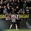 Matt Ritchie celebrating scoring a late equaliser for Newcastle United against former club Bournemouth.