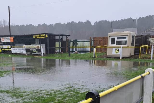 Boldon CA's Villa Ground has been hit by bad weather in recent months.