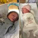 Elijah and Layla as newborns