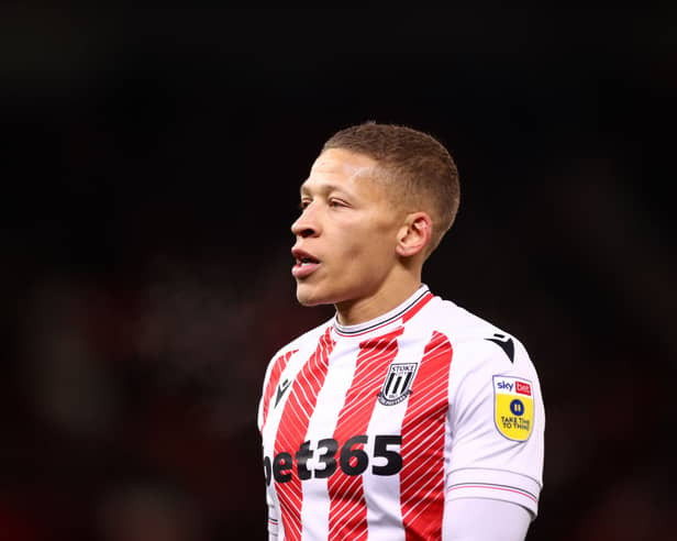 Dwight Gayle. The former Newcastle United and Stoke City striker has joined League One side Derby County