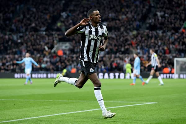 Newcastle United striker Alexander Isak could be in contention for a start against Arsenal this weekend.