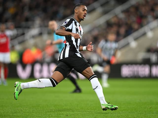 Newcastle United midfielder Joe Willock. Willock could be in contention to face his former side Arsenal at the Emirates Stadium this weekend.