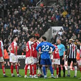 Newcastle United face Arsenal in the Premier League on Saturday night. The reverse fixture at St James' Park was a controversial affair with Anthony Gordon's strike sealing all three points for Eddie Howe's side.
