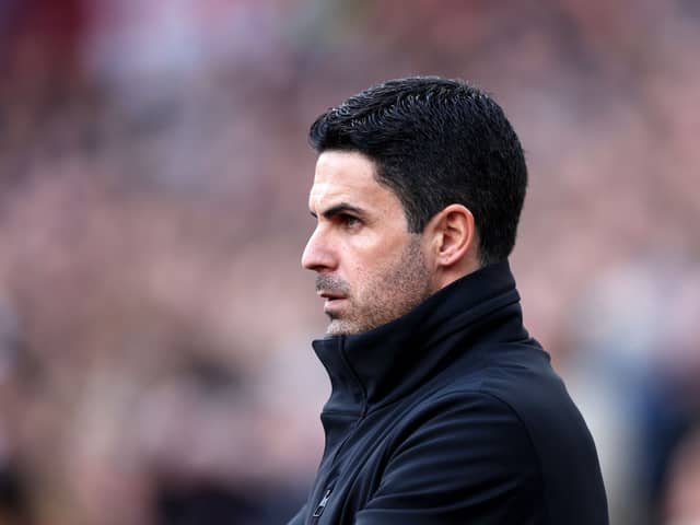 Mikel Arteta looks ahead to Saturday's match against Newcastle United.