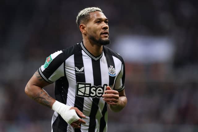 Joelinton underwent surgery on a thigh injury and is not expected back until May
