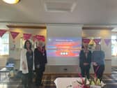 From left: Natalie Kirk, founder of Billy's Lifeline, Cllr Margaret Peacock, Deputy Mayor of South Tyneside, Gladys Hobson, Deputy Mayoress of South Tyneside and Emma Lewell-Buck, MP for South Shields, at the Billy's Lifeline launch event.