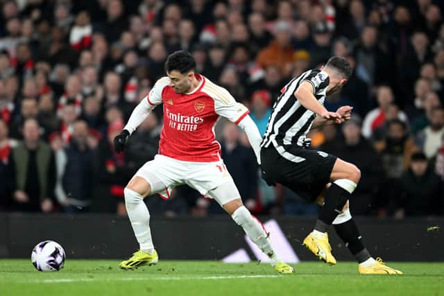 Tino Livramento returned to the starting line-up at the Emirates Stadium. 