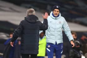 Jose Mourinho (left) and current Bayern Munich manager Thomas Tuchel