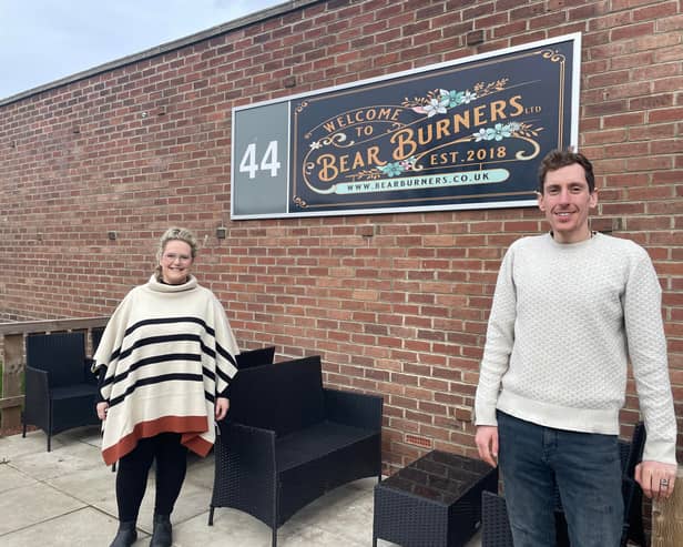 Rachel and James Spence, the owners of Bear Burners in Jarrow. Photo: National World.